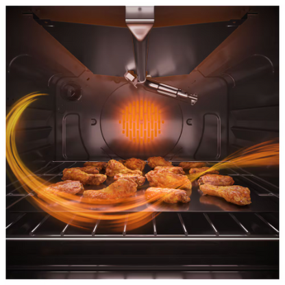 GE 30 -inch Slide-in Gas Range with No Preheat Air Fry Fingerprint Resistant in Stainless Steel