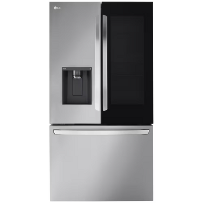 LG Electronics 36-inch W 26 cu. ft. SMART InstaView Counter-Depth MAX French Door Refrigerator in Stainless Steel - ENERGY STAR®