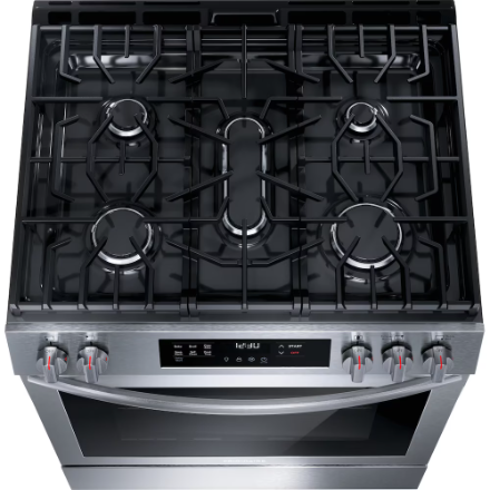 Frigidaire 30-inch Freestanding Gas Range with Convection Bake and Self-Cleaning Oven in Stainless Steel