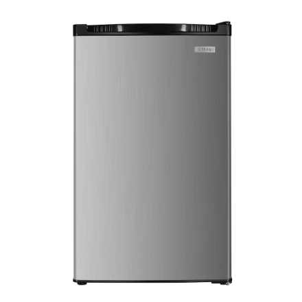 Vissani 4.3 cu. ft. Stainless Steel Mini Refrigerator with 2 Adjustable Glass Shelves - ENERGY STAR®