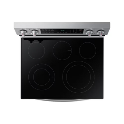 Samsung Electric Range with Convection Oven and Air Fry in Fingerprint Resistant Stainless Steel