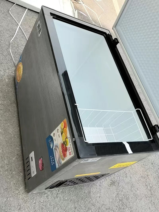 400L Chest Freezer in Grey