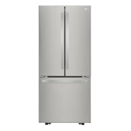 LG Electronics 30-inch W 22 cu. ft. French Door Refrigerator in Smudge Resistant Stainless Steel - ENERGY STAR®