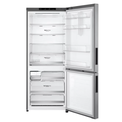 LG Electronics 28-inch W 15 cu. ft. Counter Depth Bottom Freezer with Door Cooling+ in Platinum Silver, Counter Depth - ENERGY STAR®