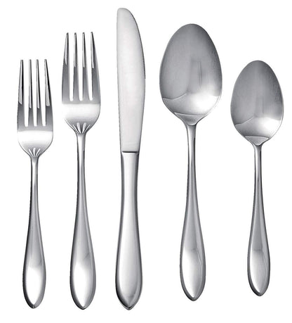MASTER Chef 60pc Stainless Steel Flatware Set, Serves 12