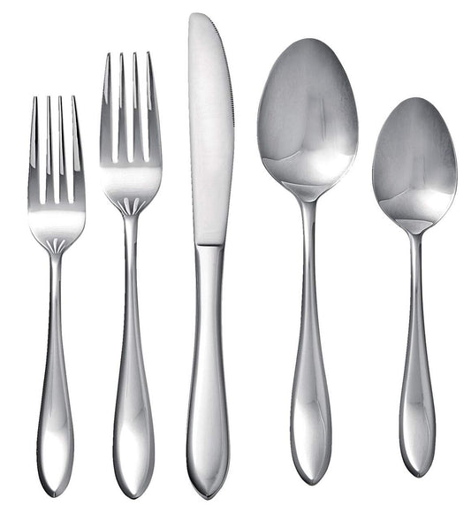 MASTER Chef 60pc Stainless Steel Flatware Set, Serves 12