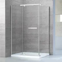 My Store 42" Shower door with 34" side panel