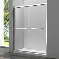 My Store 54" Chrome bypass sliding shower door