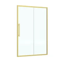 My Store 60" Brushed gold sliding shower Door
