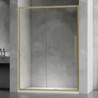 My Store 60" Brushed gold sliding shower Door