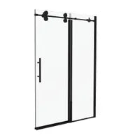 My Store 60" Matte black sliding shower door