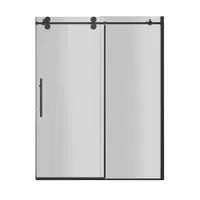 My Store 60" Matte black sliding shower door