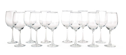 My Store CANVAS Lead-Free Stemmed Wine Glass Set, 450-ml, 12-pk
