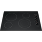 My Store Frigidaire 30-inch Radiant Electric Cooktop in Black with 4 Elements including Quick Boil