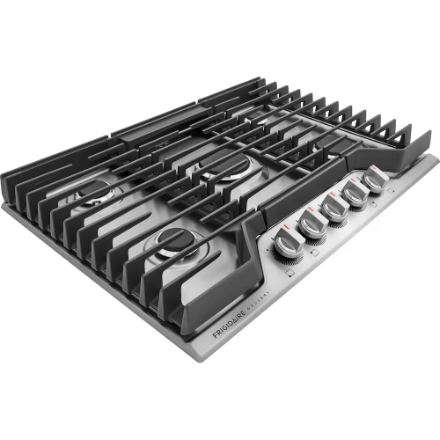 My Store Frigidaire Gallery 30-inch Gas Cooktop in Stainless Steel with 5 Burners including Quick Boil