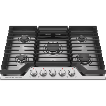 My Store Frigidaire Gallery 30-inch Gas Cooktop in Stainless Steel with 5 Burners including Quick Boil