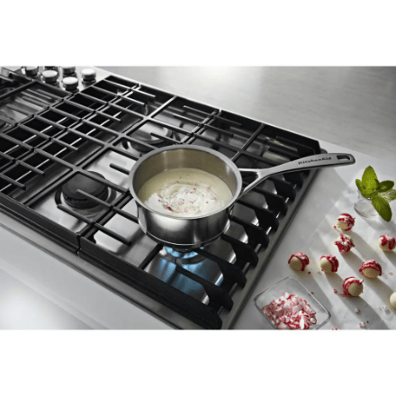 My Store KitchenAid 36-inch Downdraft Gas Cooktop with 5 Burners in Stainless Steel