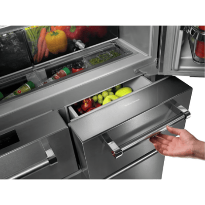 My Store KitchenAid 36-inch W 25.8 cu. ft. Multi-Door Freestanding Refrigerator with Platinum Interior Design in Stainless Steel