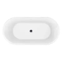 My Store LAYLA 60" Black freestanding bathtub