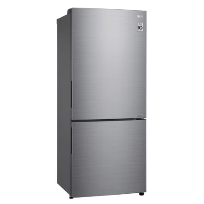 My Store LG Electronics 28-inch W 15 cu. ft. Counter Depth Bottom Freezer with Door Cooling+ in Platinum Silver, Counter Depth - ENERGY STAR®