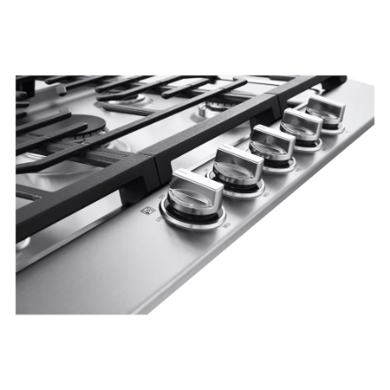 My Store LG Electronics 30-inch Gas Cast Iron Cooktop with 5 Burners including 20K BTU Burner in Stainless Steel