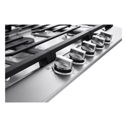 My Store LG Electronics 30-inch Gas Cast Iron Cooktop with 5 Burners including 20K BTU Burner in Stainless Steel