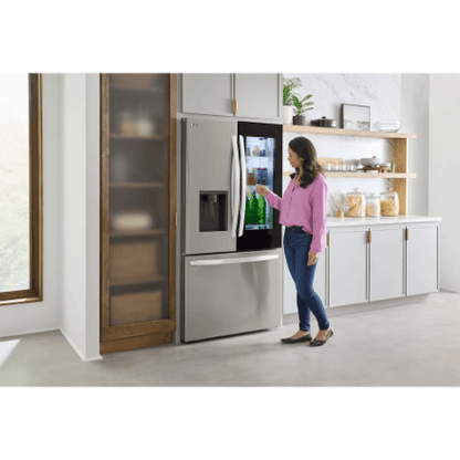 My Store LG Electronics 36-inch W 26 cu. ft. SMART InstaView Counter-Depth MAX French Door Refrigerator in Stainless Steel - ENERGY STAR®