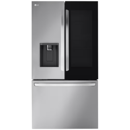 My Store LG Electronics 36-inch W 26 cu. ft. SMART InstaView Counter-Depth MAX French Door Refrigerator in Stainless Steel - ENERGY STAR®