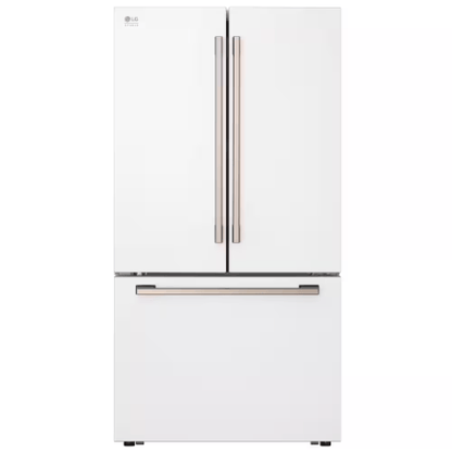 My Store LG STUDIO 36-inch W 27 cu. ft. Counter-Depth MAX French Door Refrigerator in White Essence