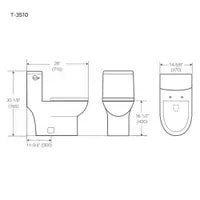 My Store One-piece toilet with elongated bowl GRAHAM