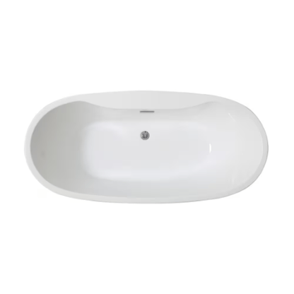 My Store Ove Decors Riley 60-inch Freestanding Tub in White