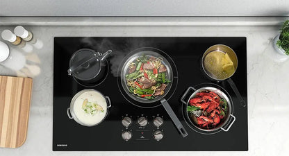 My Store Samsung 30-inch Radiant Electric Cooktop in Black with 4 Elements