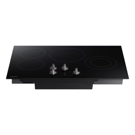 My Store Samsung 30-inch Radiant Electric Cooktop in Black with 4 Elements