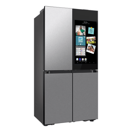 My Store Samsung BESPOKE 36-inch W 23 Cu.Ft. 4-Door Flex Refrigerator with AI Family Hub and AI Vision Inside in Stainless - ENERGY STAR®