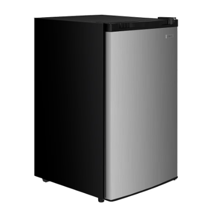 My Store Vissani 4.3 cu. ft. Stainless Steel Mini Refrigerator with 2 Adjustable Glass Shelves - ENERGY STAR®