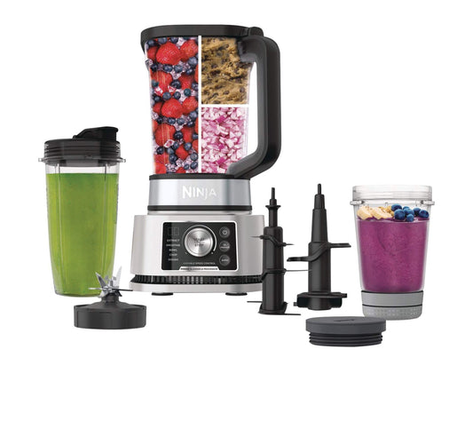 Ninja® Foodi™ Power Blender & Processor System w/ Smoothie Bowl Maker & Nutrient Extractor, Silver, 1400W