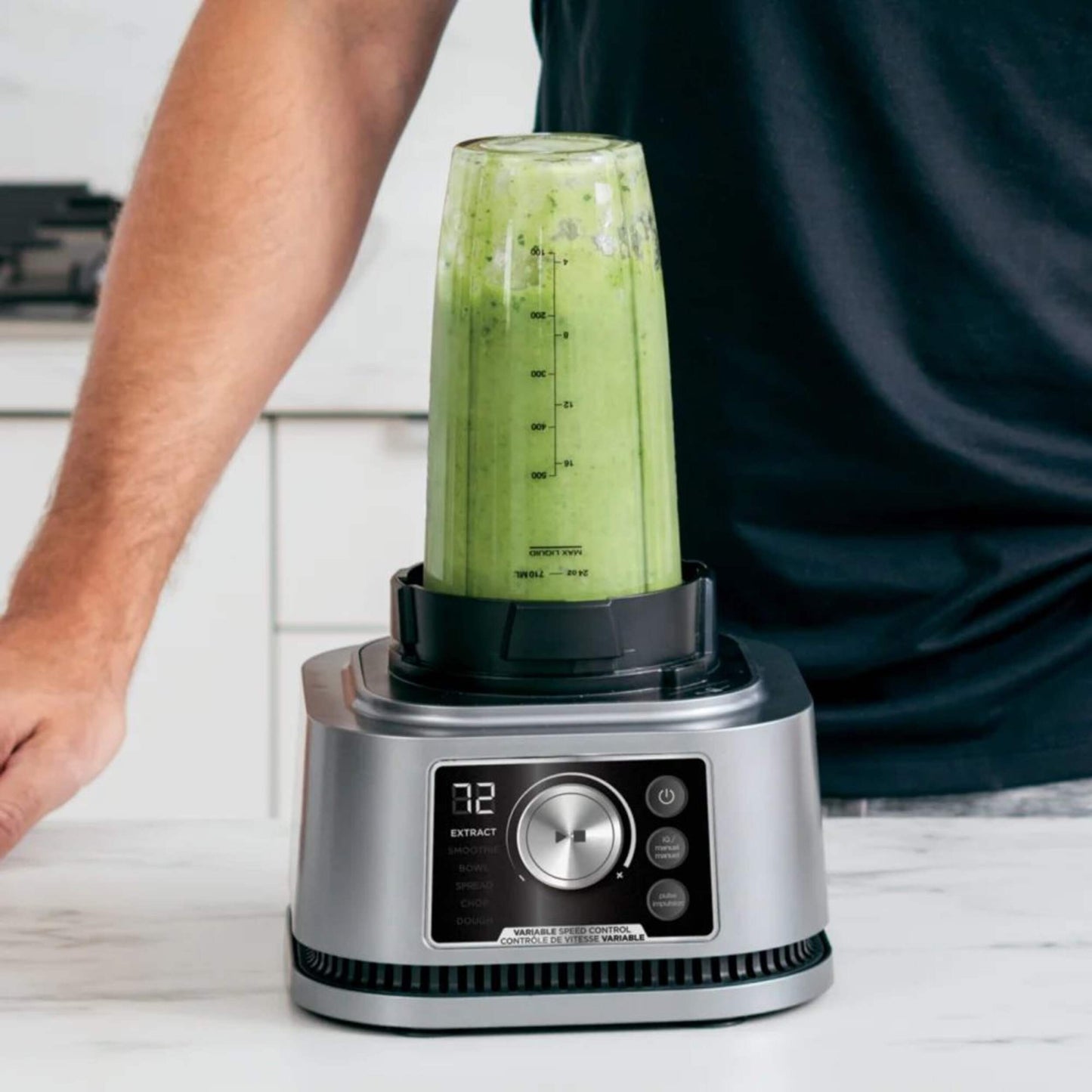 Ninja® Foodi™ Power Blender & Processor System w/ Smoothie Bowl Maker & Nutrient Extractor, Silver, 1400W