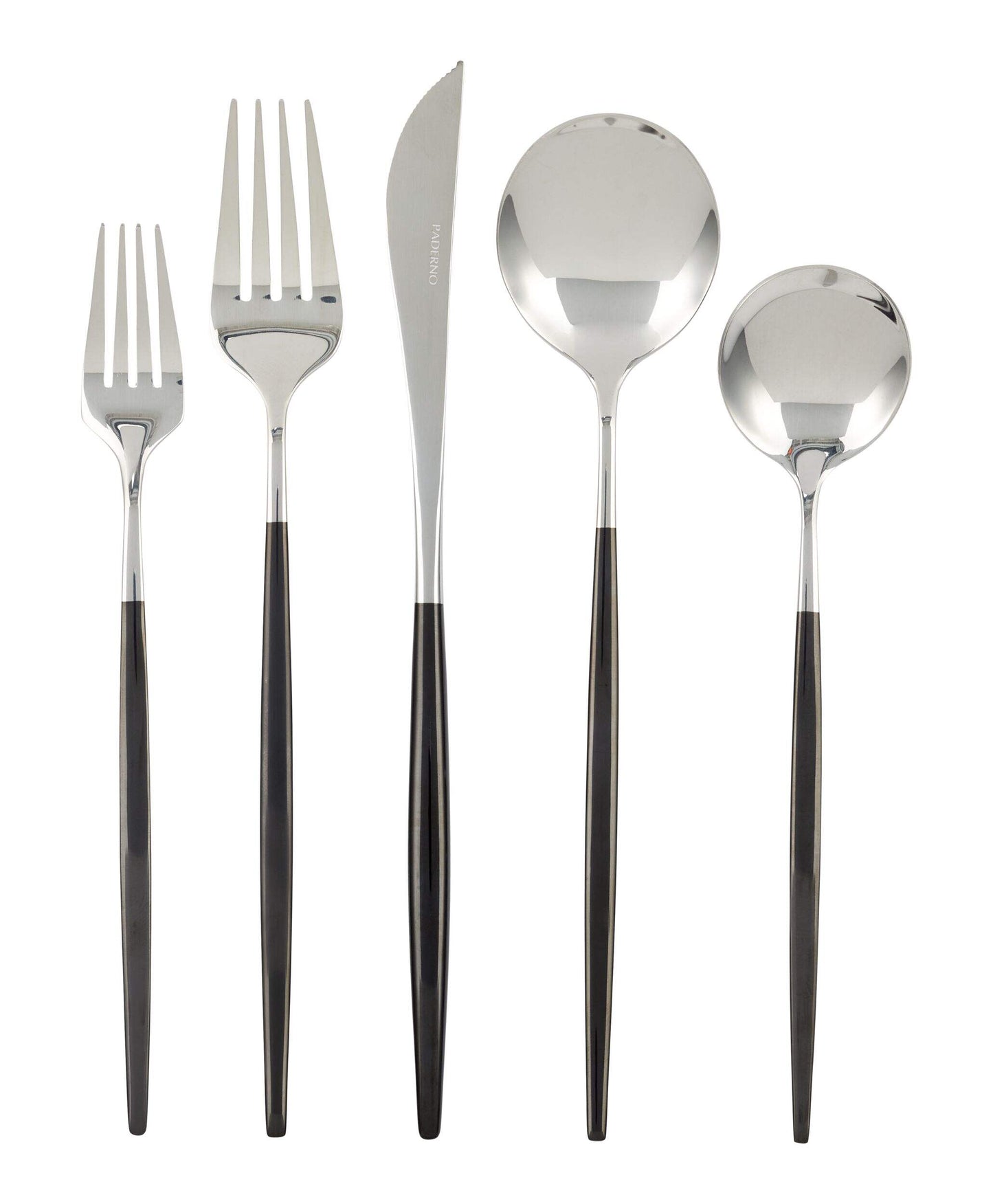 PADERNO Eldon Two-Tone Stainless Steel Flatware Set, Serves 4, 20-pc