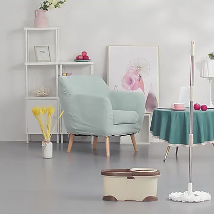 360 Rotating Mop + Bucket- Multicolor