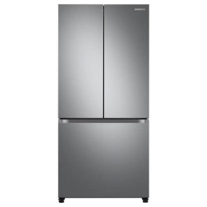Samsung 33-inch W 18 cu. ft. Smart 3-Door French Door Refrigerator in Stainless Steel, Counter Depth - ENERGY STAR®