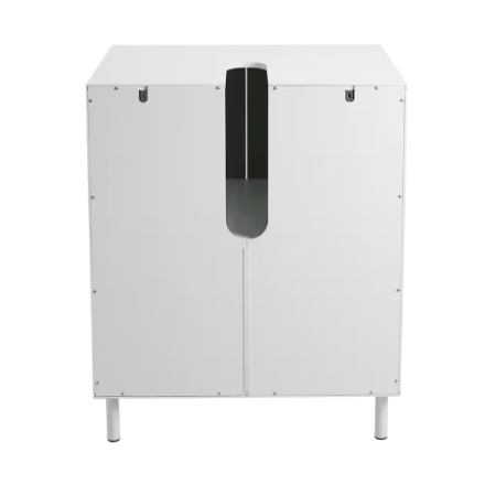 The Home Delight A&E Bath and Shower Bella 24-inch Vanity in Grey with White Rectangle Basin
