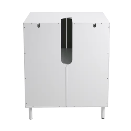 The Home Delight A&E Bath and Shower Bella 24-inch Vanity in Grey with White Rectangle Basin