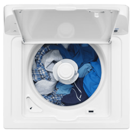 The Home Delight Amana 3.5 cu. ft. Top-Load Washer with Dual Action Agitator in White