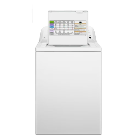 The Home Delight Amana 3.5 cu. ft. Top-Load Washer with Dual Action Agitator in White
