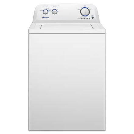 The Home Delight Amana 3.5 cu. ft. Top-Load Washer with Dual Action Agitator in White