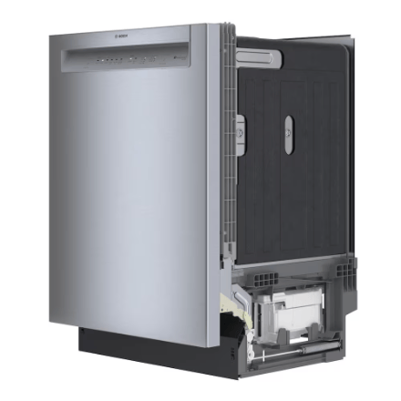 The Home Delight Bosch 100 Series 24-Inch Smart Built-In Dishwasher with Home Connect, Anti Fingerprint