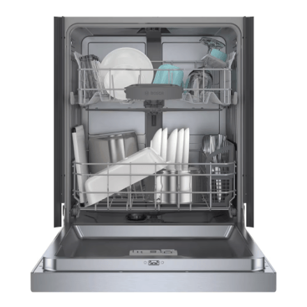 The Home Delight Bosch 100 Series 24-Inch Smart Built-In Dishwasher with Home Connect, Anti Fingerprint