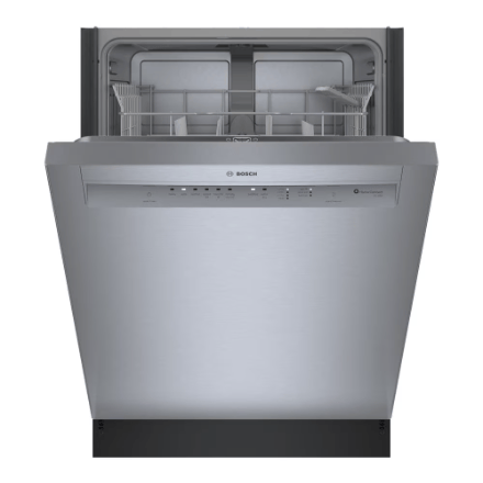 The Home Delight Bosch 100 Series 24-Inch Smart Built-In Dishwasher with Home Connect, Anti Fingerprint