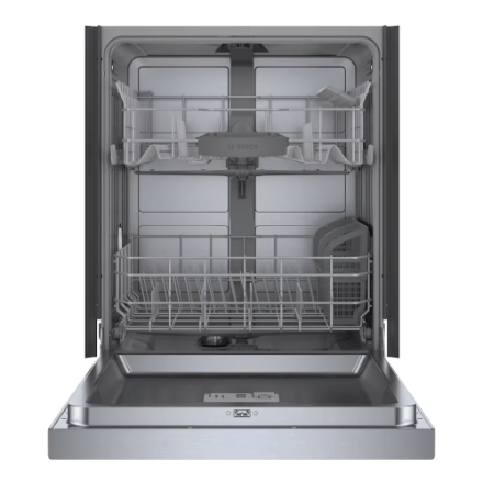 The Home Delight Bosch 100 Series 24-Inch Smart Built-In Dishwasher with Home Connect, Anti Fingerprint