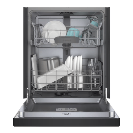The Home Delight Bosch 100 Series 24-Inch Smart Built-In Dishwasher with Home Connect, PrecisionWash